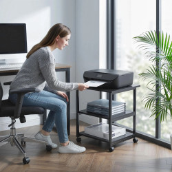 Etajera Homcom 924-090V00BK (Black) Thumb