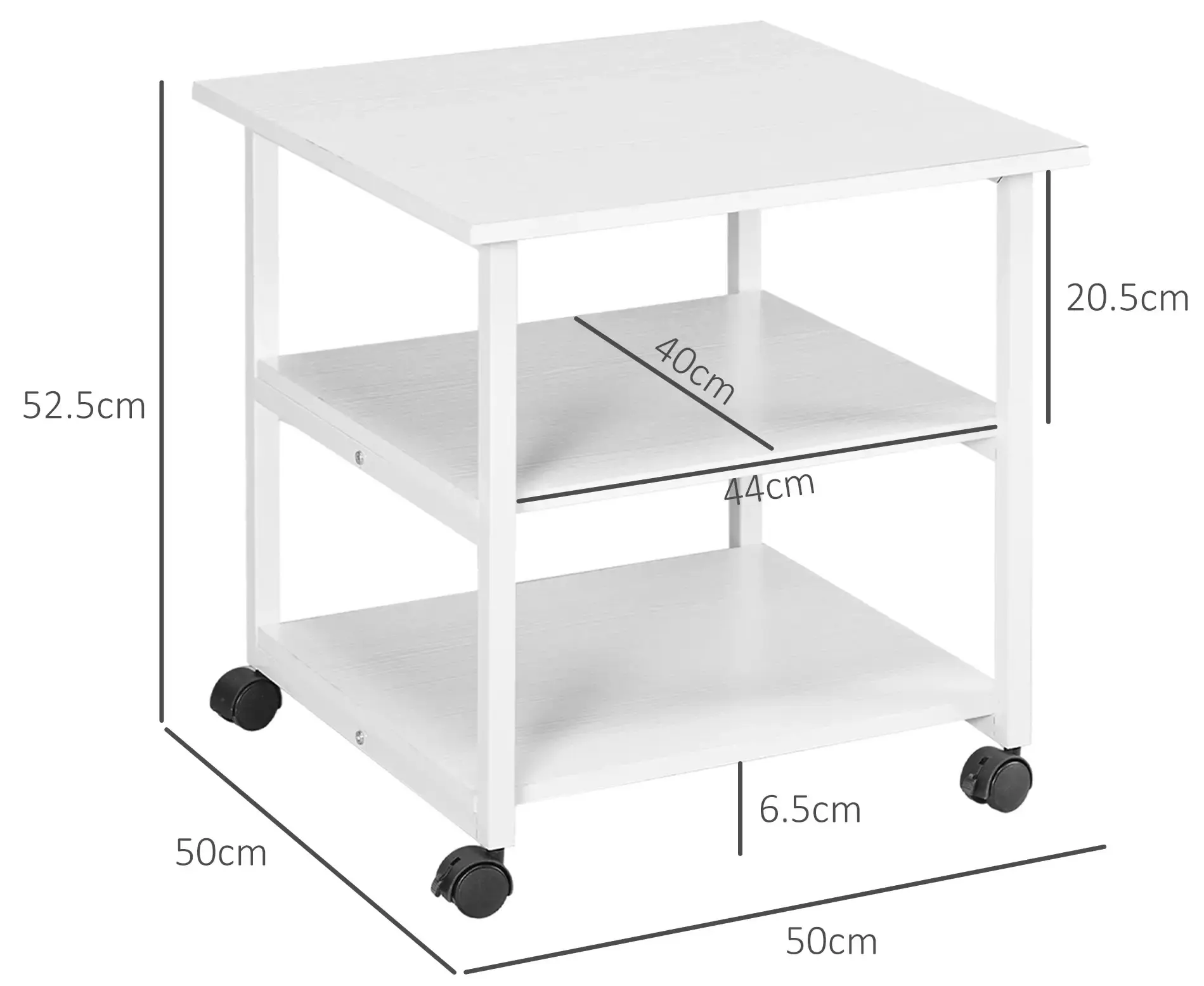 Стеллаж Homcom 924-090V00WT (White) - 4