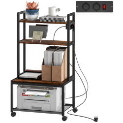 Стеллаж Homcom 924-106V90DW (Rustic Brown) Thumb