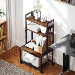 Стеллаж Homcom 924-106V90DW (Rustic Brown) Thumb