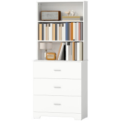 Etajera cu sertare Homcom 836-641V00WT (White) Thumb
