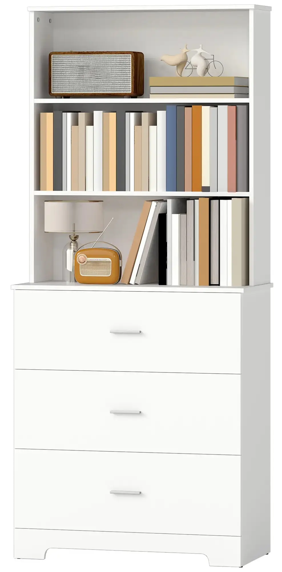 Etajera cu sertare Homcom 836-641V00WT (White) - 2