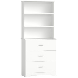 Etajera cu sertare Homcom 836-641V00WT (White) Thumb