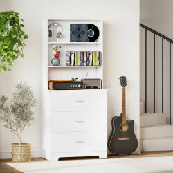Etajera cu sertare Homcom 836-641V00WT (White)
