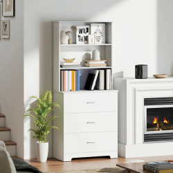 Etajera cu sertare Homcom 836-641V00WT (White) Thumb
