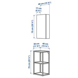 Комплект мебели для ванной Ikea Enhet 40x30x150 (Белый/Под Дуб) Thumb
