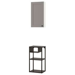 Set mobila pentru baie Ikea Enhet 40x30x150 (Alb/Gri) Thumb
