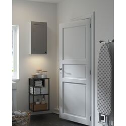 Set mobila pentru baie Ikea Enhet 40x30x150 (Alb/Gri)