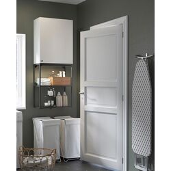 Система хранения Ikea Enhet 60x32x150 (Антрацит/Белый)