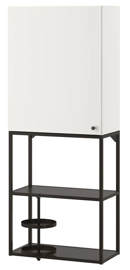 Система хранения Ikea Enhet 60x32x150 (Антрацит/Белый) - 5