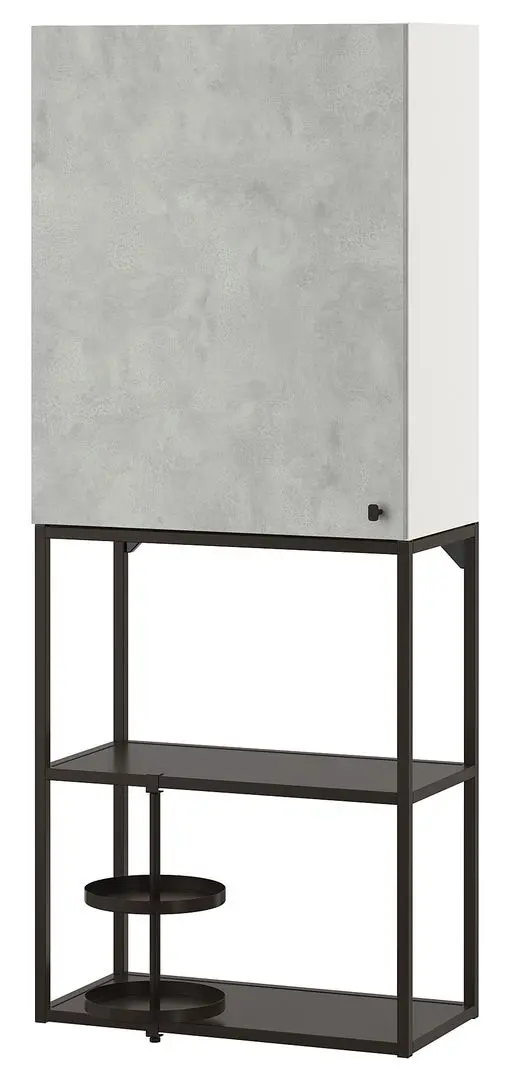 Система хранения Ikea Enhet 60x32x150 (Антрацит/Под Бетон) - 3