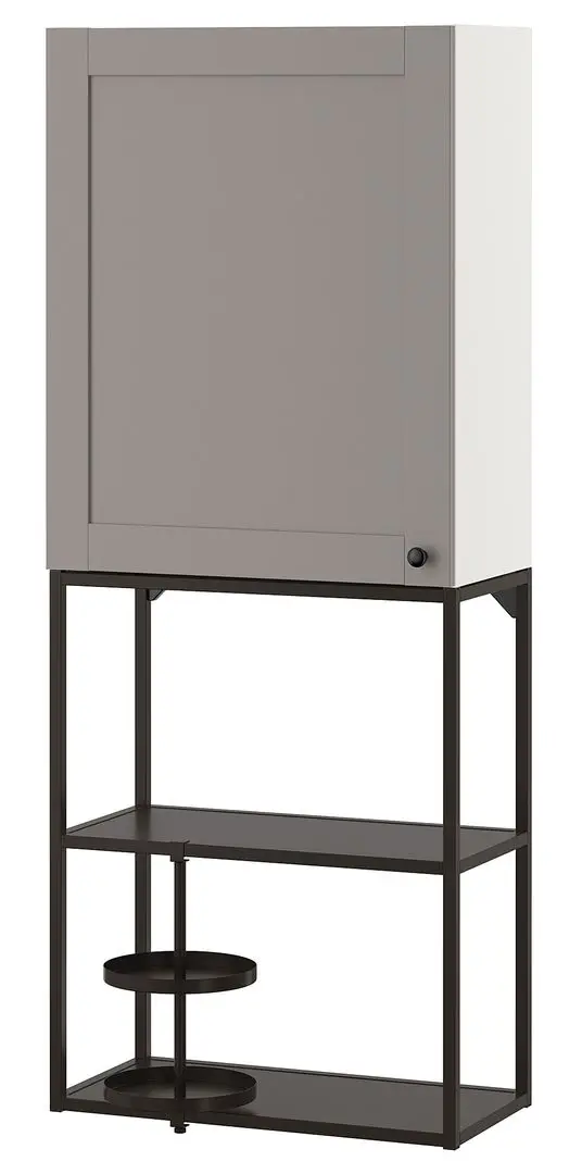 Система хранения Ikea Enhet 60x32x150 (Антрацит/Серый) - 6