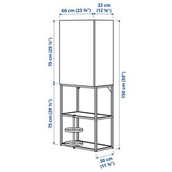 Система хранения Ikea Enhet 60x32x150 (Белый) Thumb