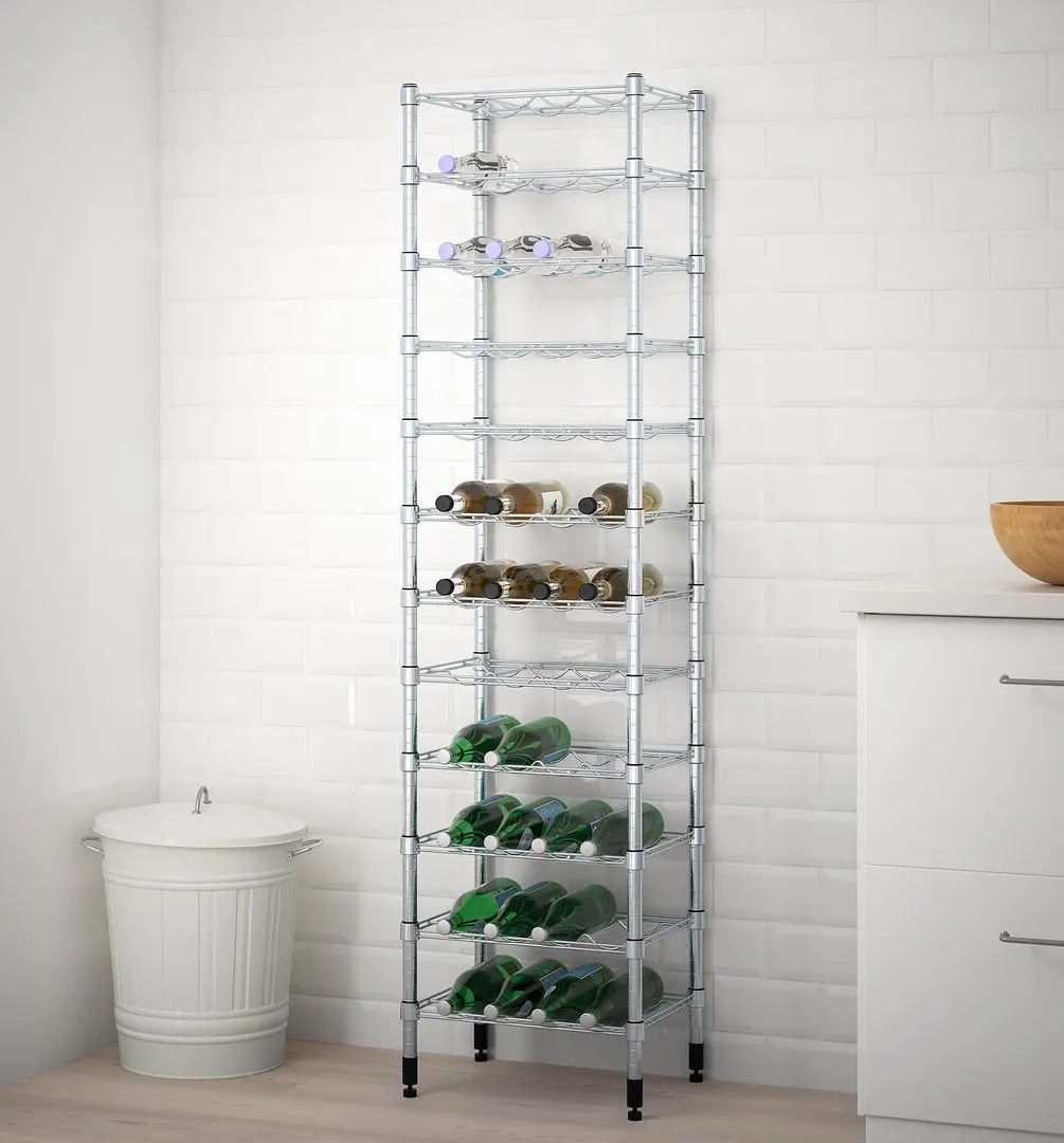 Etajera Ikea Omar 46x36x181 (Oțel Inoxidabil)