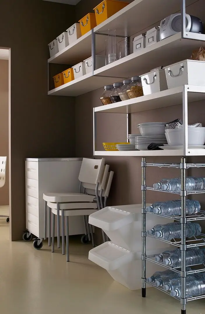 Etajera pentru sticle Ikea Omar 46x36x94 (Oțel Inoxidabil)