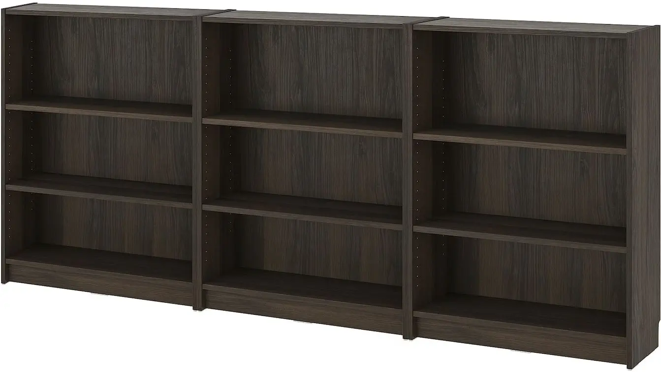 Etajeră Ikea Billy 240x28x106 (Maro inchis Aspect Stejar)