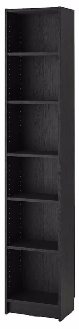 Etajera Ikea Billy 40x28x202 (Negru Aspect Stejar)