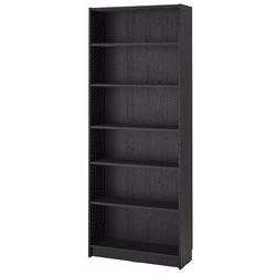 Etajera Ikea Billy 80x28x202 (Negru Aspect Stejar) Thumb