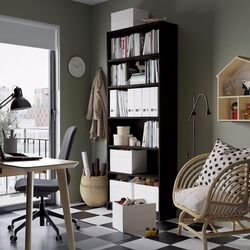 Стеллаж Ikea Billy 80x28x202 (Имитация Темно-Коричневого Дуба) Thumb