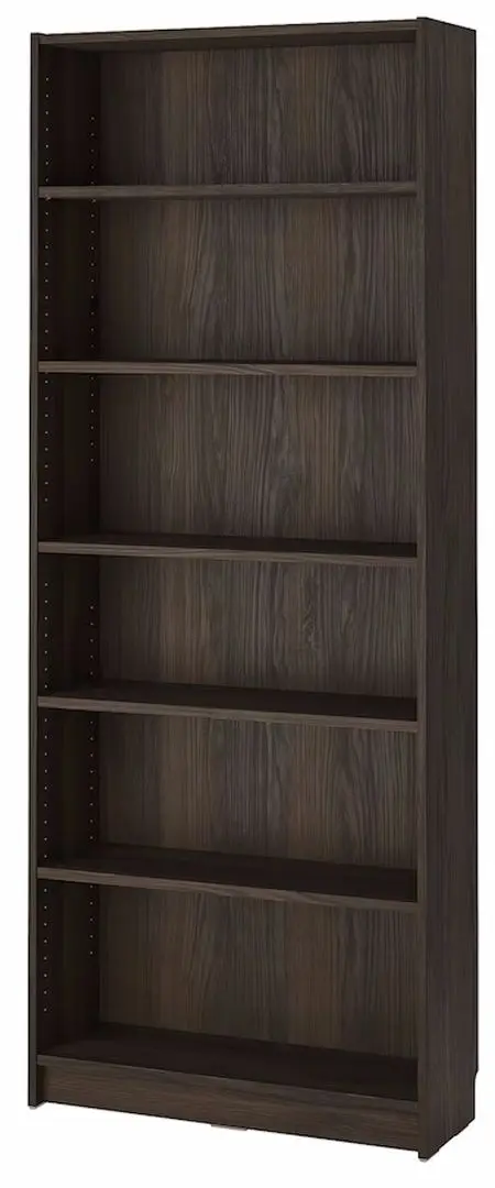 Стеллаж Ikea Billy 80x28x202 (Имитация Темно-Коричневого Дуба)