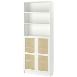 Etajeră Ikea Billy/Hogadal usi/rafturi deschise 80x30x202 (Alb) Thumb