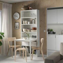 Etajera Ikea Billy cu birou 80x202 (Alb) Thumb