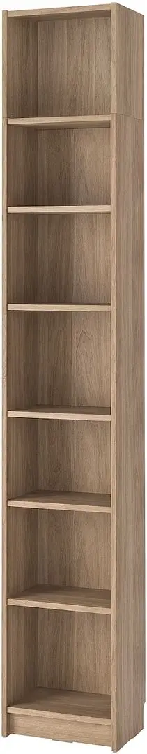 Etajeră Ikea Billy cu unitate extens superioara 40x28x237 (Aspect Stejar)