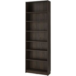 Etajeră Ikea Billy cu unitate extens superioara 80x28x237 (Maro inchis Aspect Stejar) Thumb