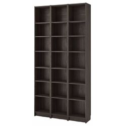 Etajera Ikea Billy cu unitati suplimentare 120x28x237 (Maro Inchis Aspect Stejar) Thumb