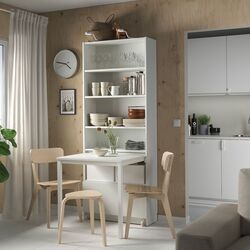 Etajera Ikea Billy cu birou/sertar 80x202 (Alb)
