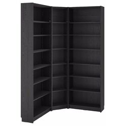 Etajera Ikea Billy colt/unitati suplimentare 136/136x28x237 (Negru Aspect Stejar) Thumb