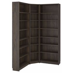 Etajera Ikea Billy colt/unitati suplimentare 136/136x28x237 (Maro Inchis Aspect Stejar) Thumb