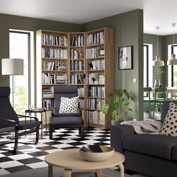 Etajera Ikea Billy colt/unitati suplimentare 136/136x28x237 (Aspect Stejar) Thumb