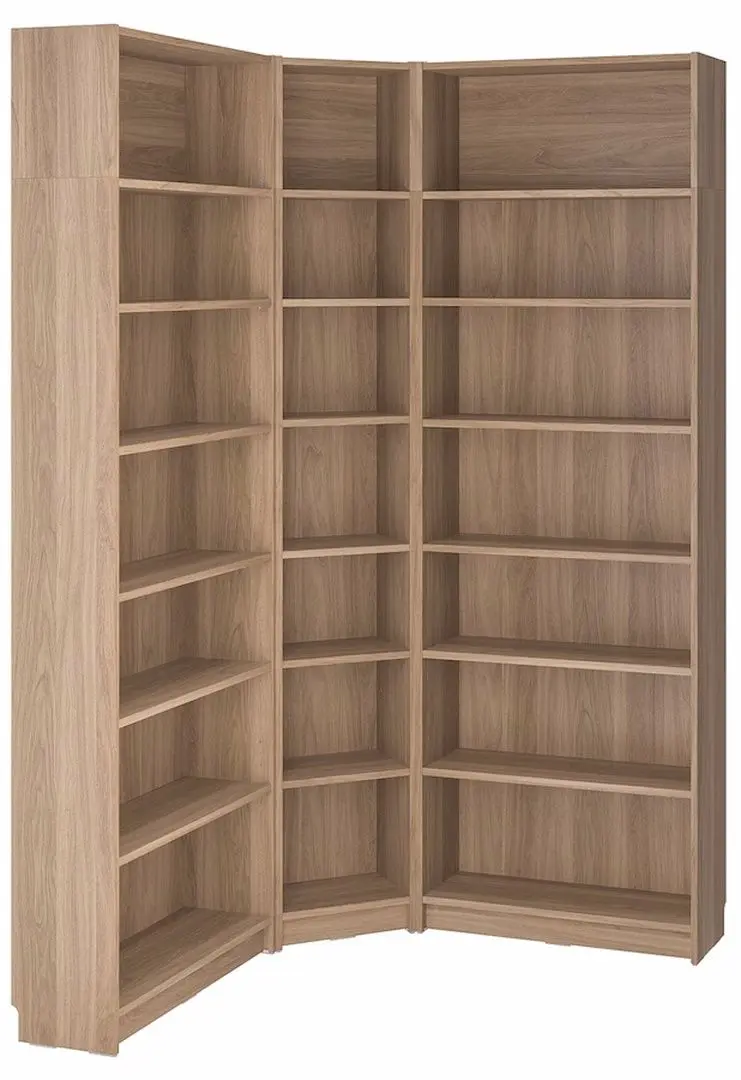 Etajera Ikea Billy colt/unitati suplimentare 136/136x28x237 (Aspect Stejar)