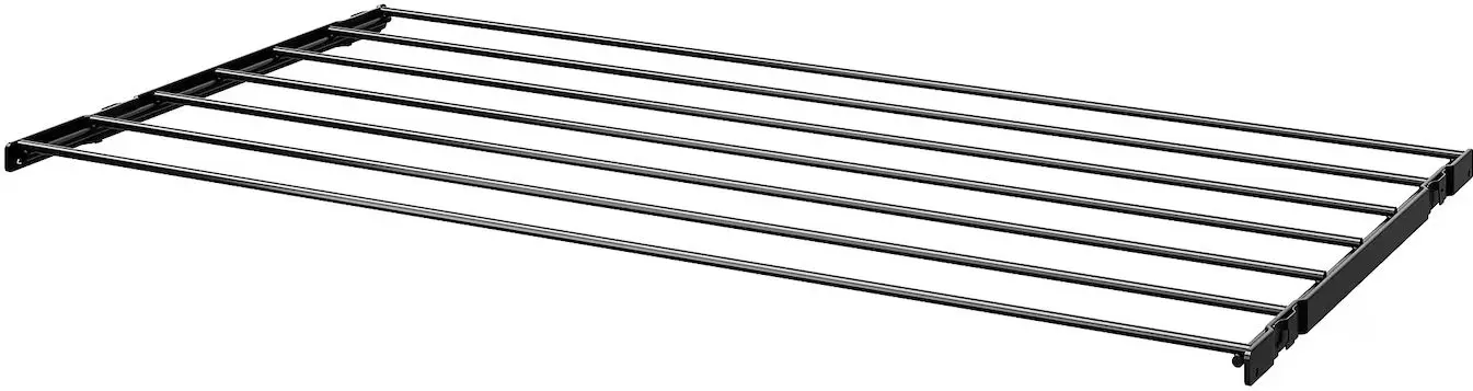 Стеллаж Ikea Boaxel 165x40x201 с корзинами (Антрацит)