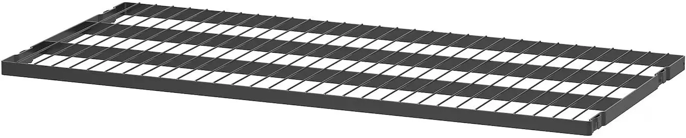Стеллаж Ikea Boaxel 165x40x201 с корзинами (Антрацит)