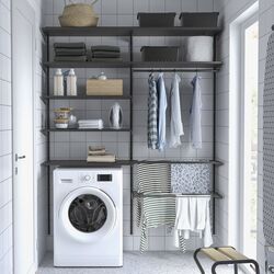 Etajera Ikea Boaxel 165x40x201 (Antracit)