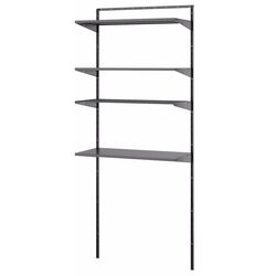 Etajera Ikea Boaxel 82x40x201 (Antracit/Metal) Thumb