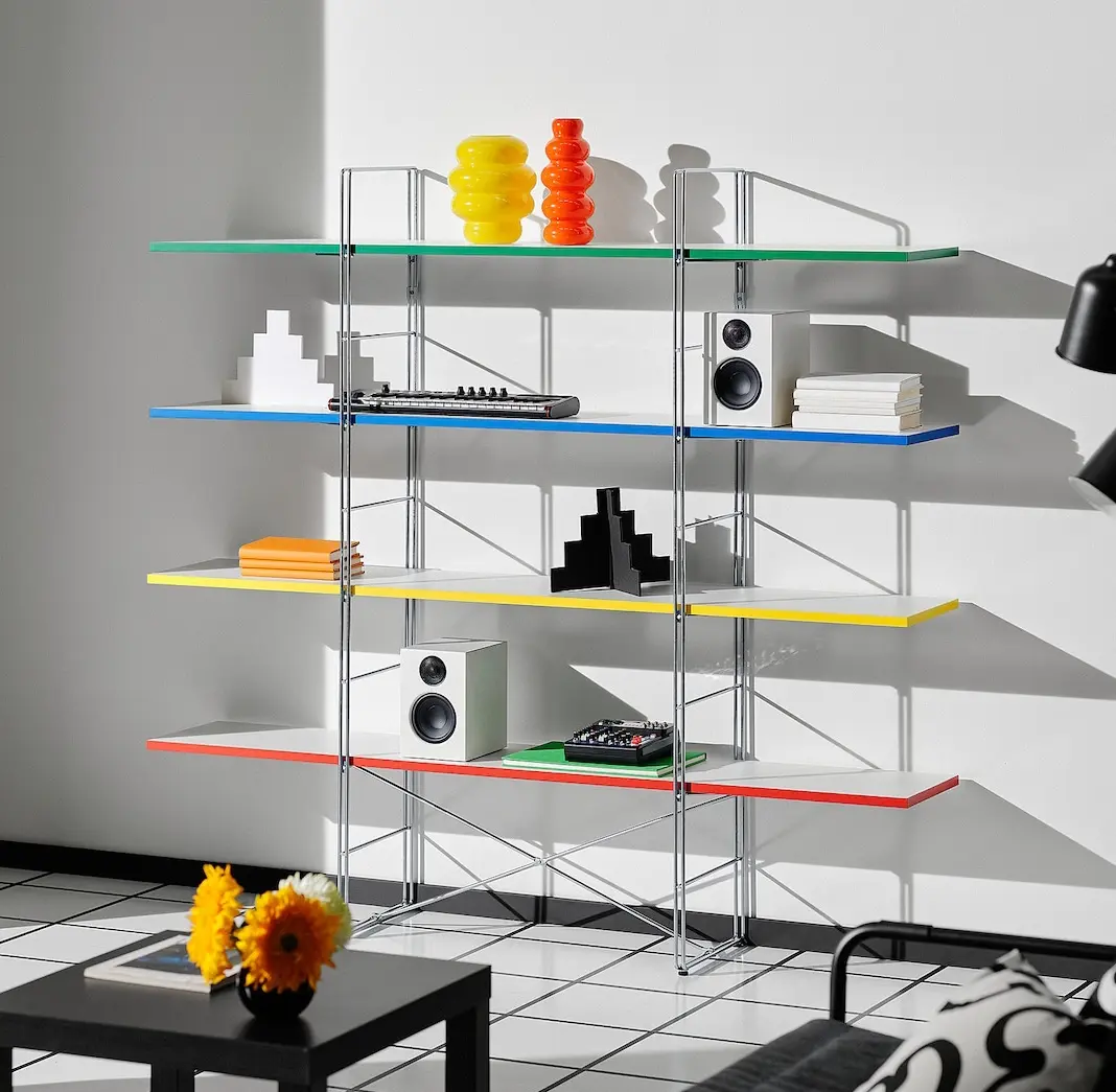 Etajera Ikea Byakorre 170x32x157 (Multicolor)