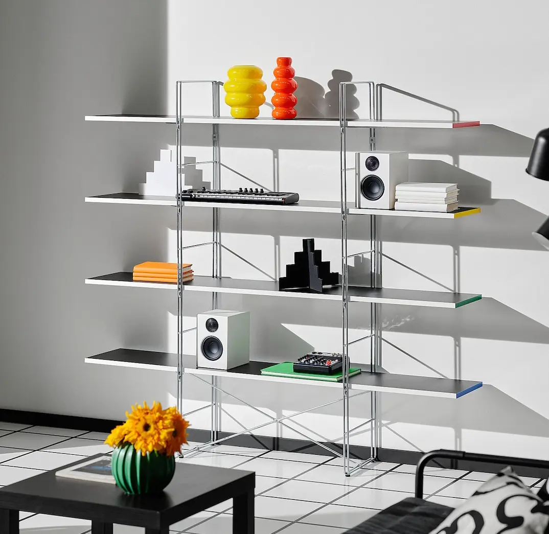 Etajera Ikea Byakorre 170x32x157 (Multicolor)