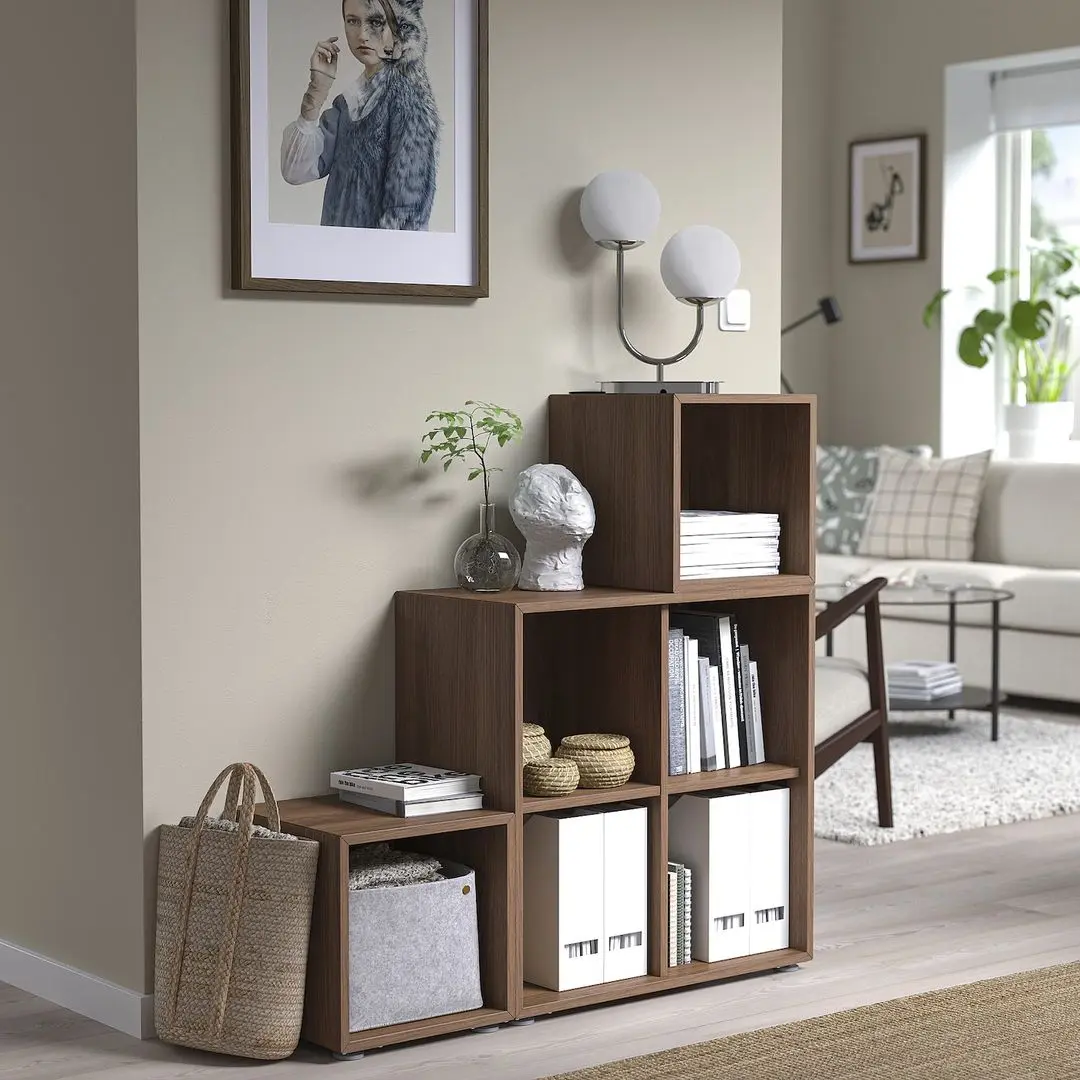 Etajera Ikea Eket 105x35x107 (Aspect Nuc)