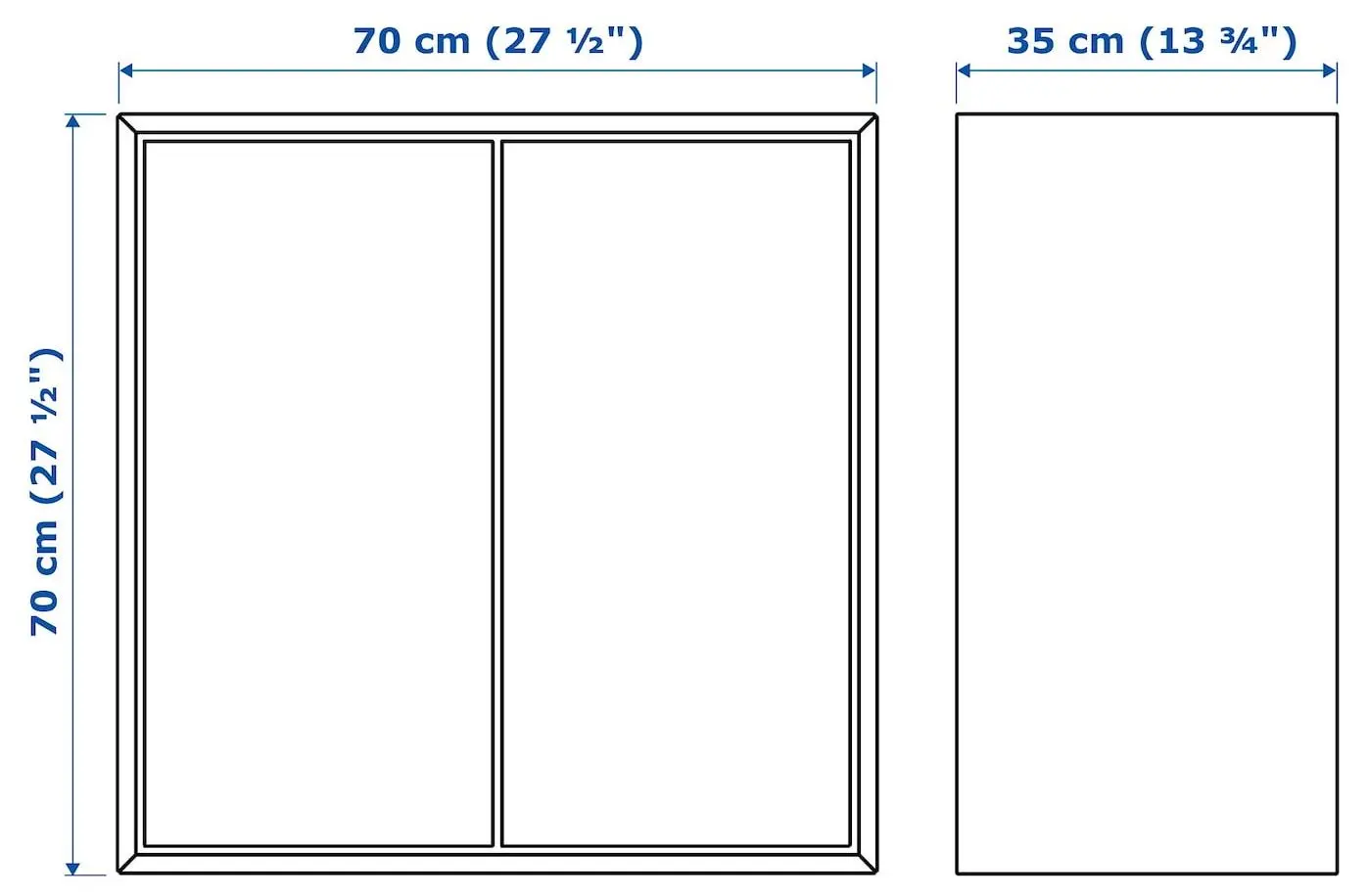Etajera Ikea Eket 175x35x70 (Aspect Nuc)