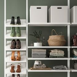 Etajera Ikea Elvarli 4 sectiuni 262x36x222-350 (Alb) Thumb