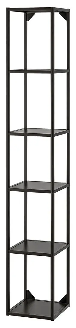 Etajera Ikea Enhet 5 rafturi 30x30x180 (Antracit)