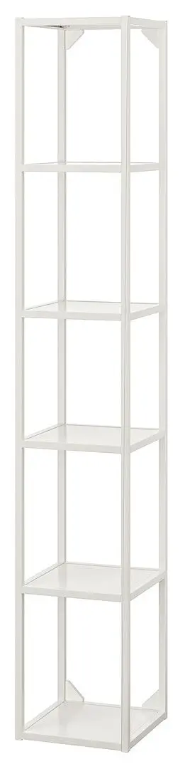 Стеллаж Ikea Enhet 5 полок 30x30x180 (Белый)
