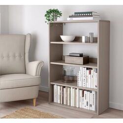 Etajeră Ikea Havsta 81x35x123 (Gri-bej)