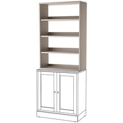 Etajeră Ikea Havsta 81x35x123 (Gri-bej) Thumb