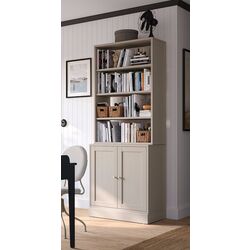Etajera Ikea Havsta 81x47x212 (Gri-Bej)