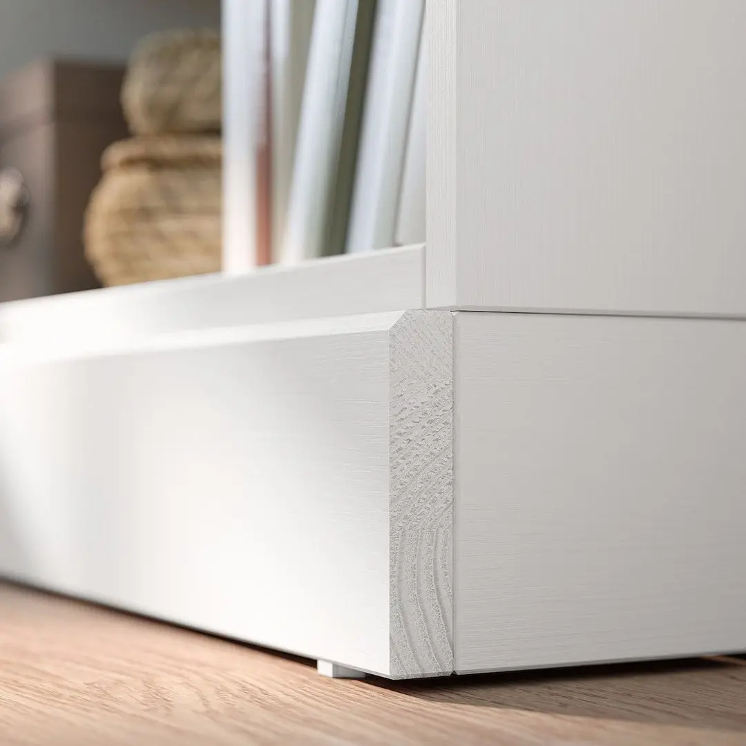 Etajera Ikea Havsta cu plinta 81x37x134 (Alb)