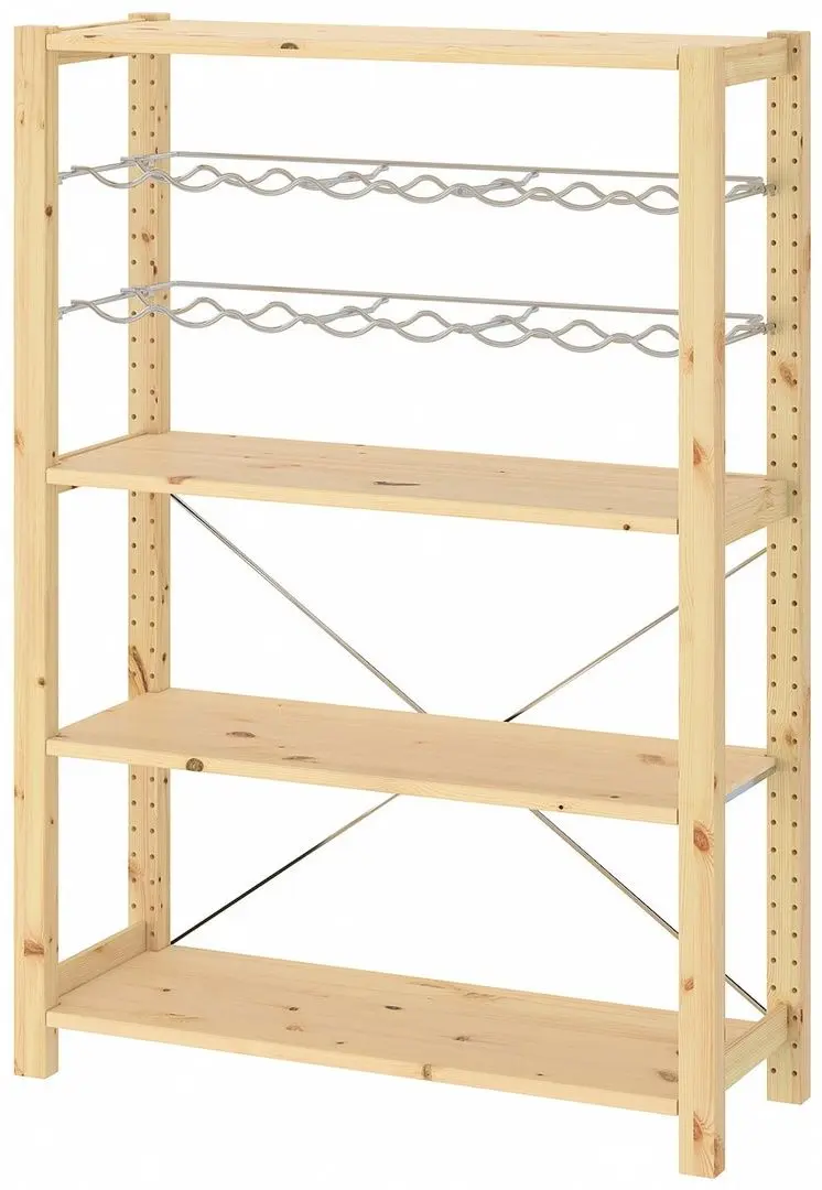 Etajera Ikea Ivar 1 sectiune/raft/suport sticle 89x30x124 (Pin) - 3
